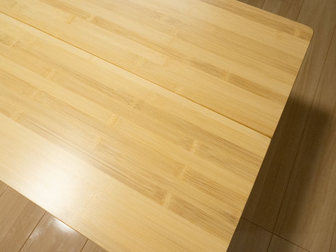 【美品】スノーピークLV-100T ワンアクションローテーブル竹