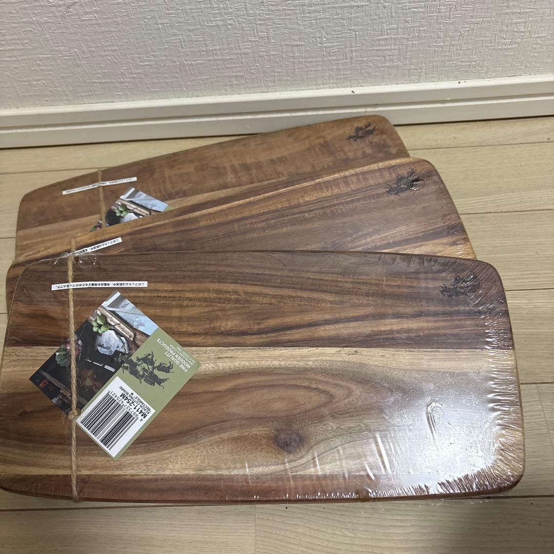 アカシア材 サービングボード・カッティングボードセット