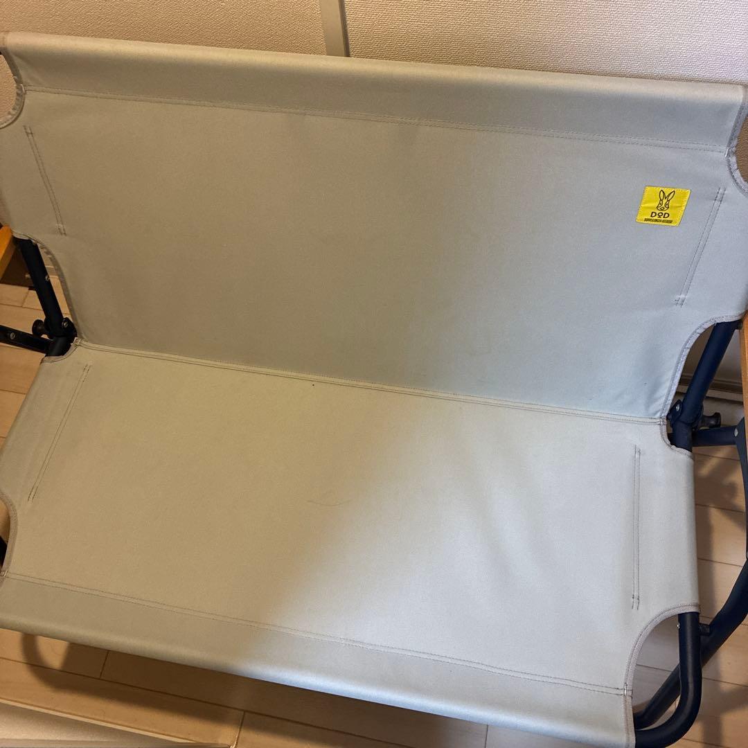 DOD 折りたたみアウトドアベンチ グレー