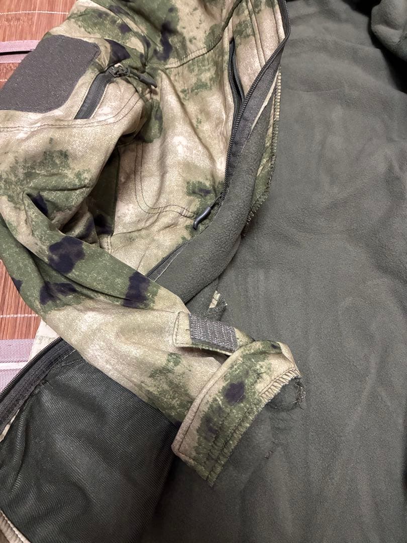 超お買得　未使用保管品ロシア軍北朝鮮軍仕様迷彩ソフトシェルジャケット軽量堅牢極暖