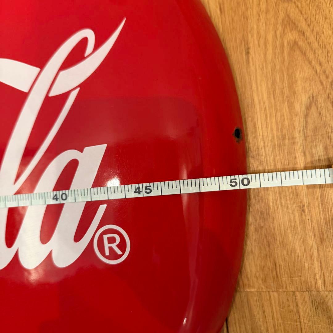 希少 アメリカン コカコーラ ボタン看板 特大 USA 非売品 ノベルティ 貴重