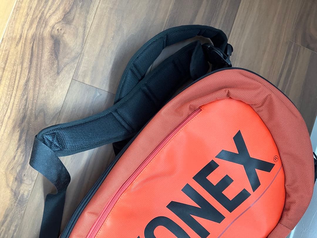 【再々値下げ】YONEX バドミントンバッグ オレンジ