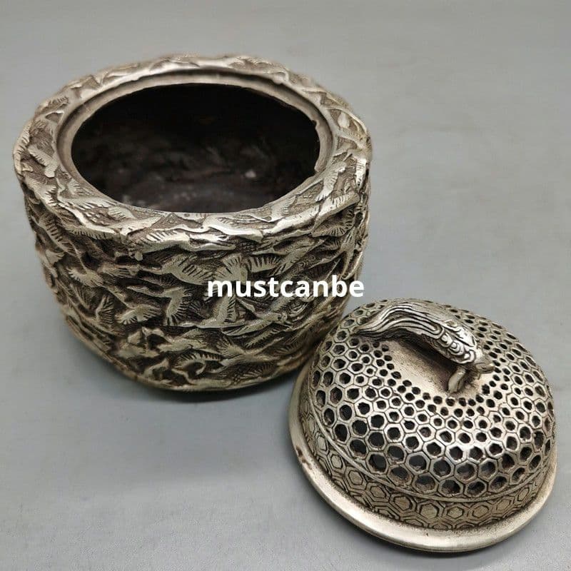 香炉 千鶴香炉 薫香炉 銅製品 工芸品 置物