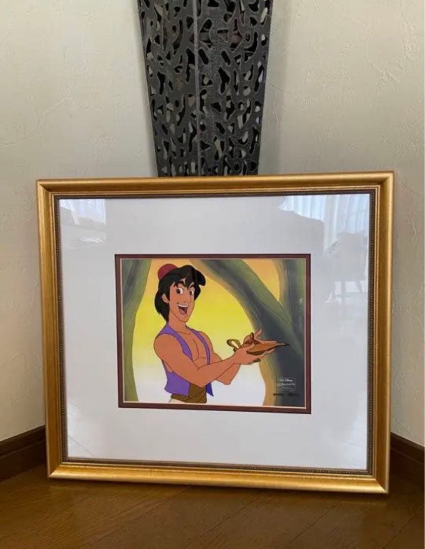 ディズニー　アラジン　セル画　レア　ディズニーランド　TDL
