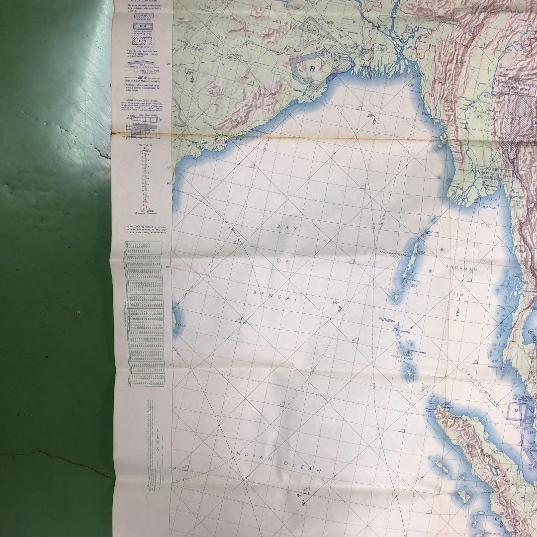 米軍　アメリカ軍　自衛隊　アンティーク　 古地図　ミリタリー　ビンテージ