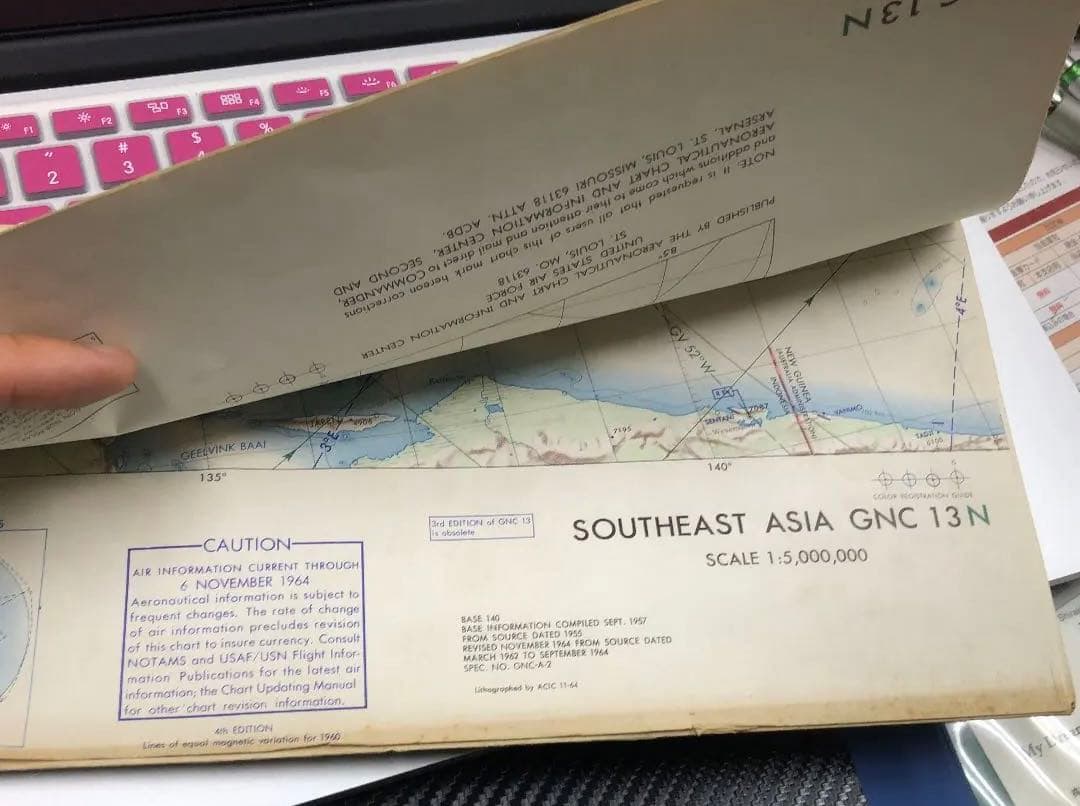 米軍　アメリカ軍　自衛隊　アンティーク　 古地図　ミリタリー　ビンテージ