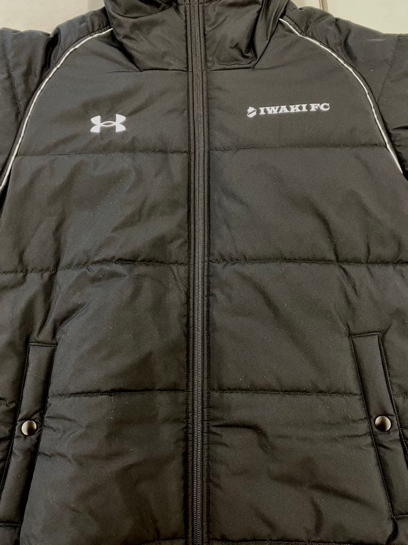 いわきFC トップチーム選手実着用　中綿ハーフコート　サイズXL 超貴重品