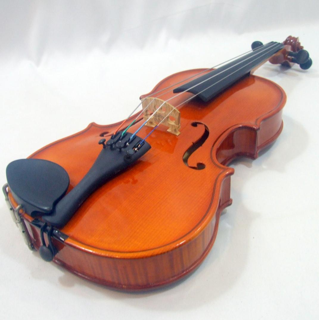 チェコ製 F.Schubel 1/4 バイオリン 弓 ケース 本体美品 メンテ済