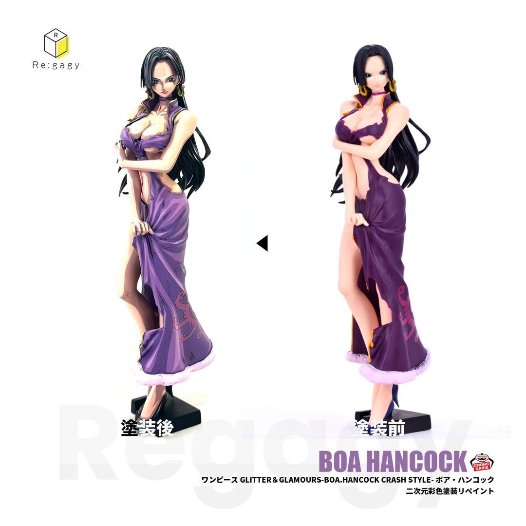 ワンピース ボア・ハンコック 二次元彩色 二次元塗装 リペイント フィギュア