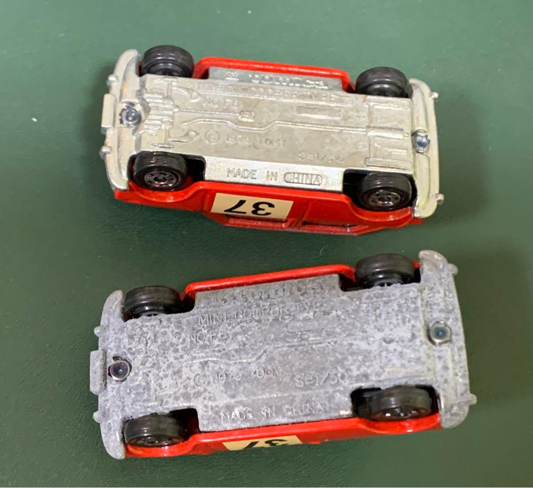 トミカ ミニクーパー トラフィック モンテカルロラリーカー ゼッケン37番 2台