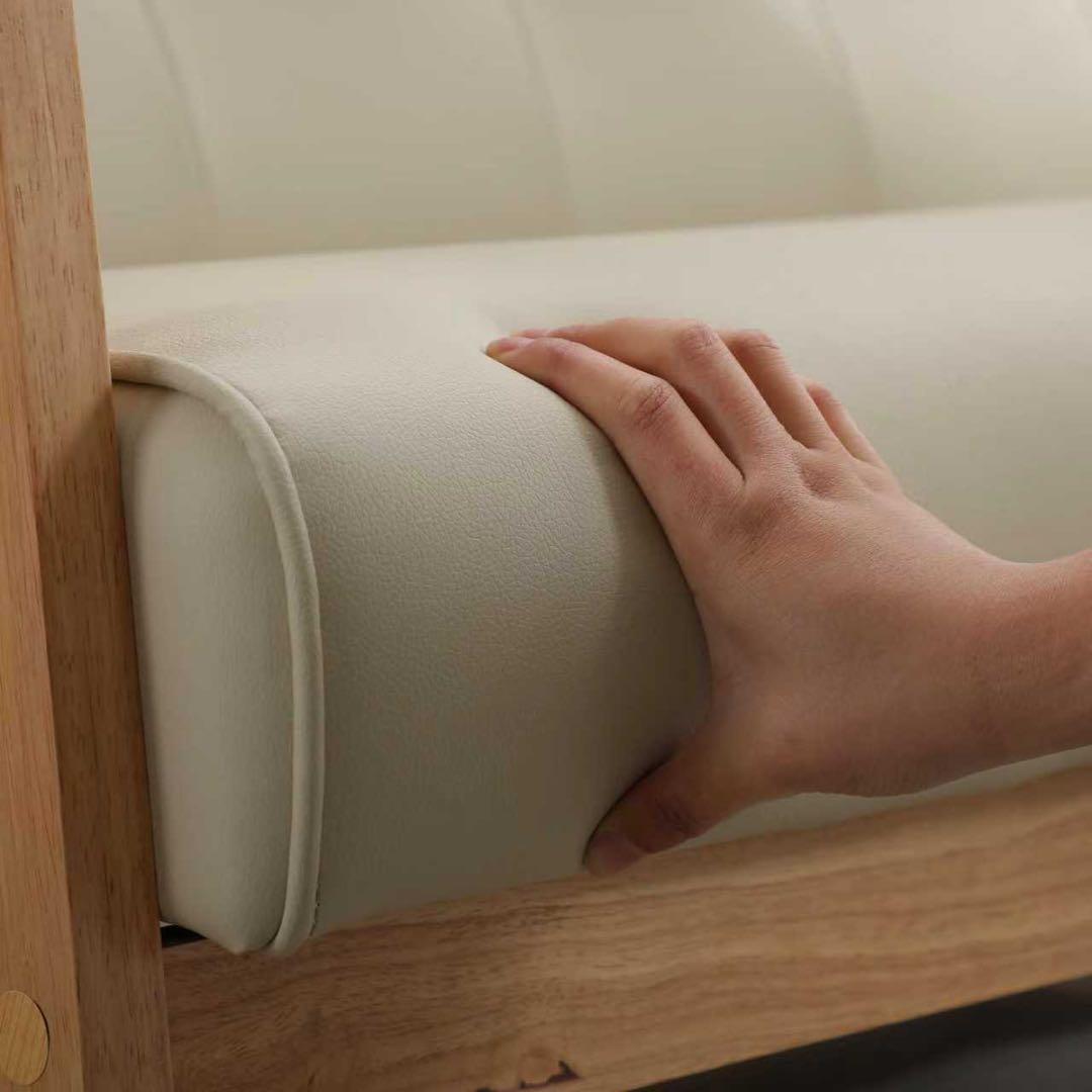 【新品】人気 高級感PVCレザーソファ 2人掛け 組立簡単