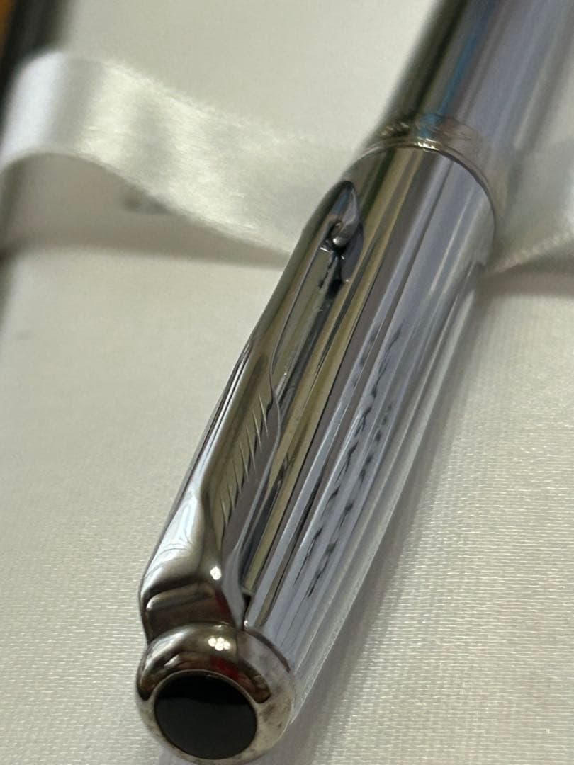 Parker ソネット　ボールペン シルバー ストライプ