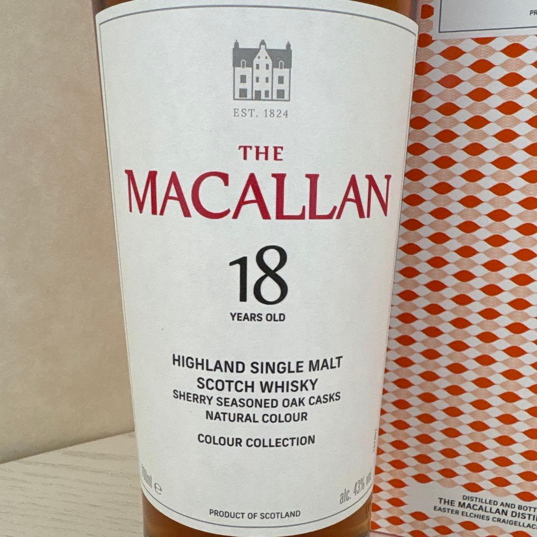 未開封マッカラン18年 700ml 43度 MACALLAN