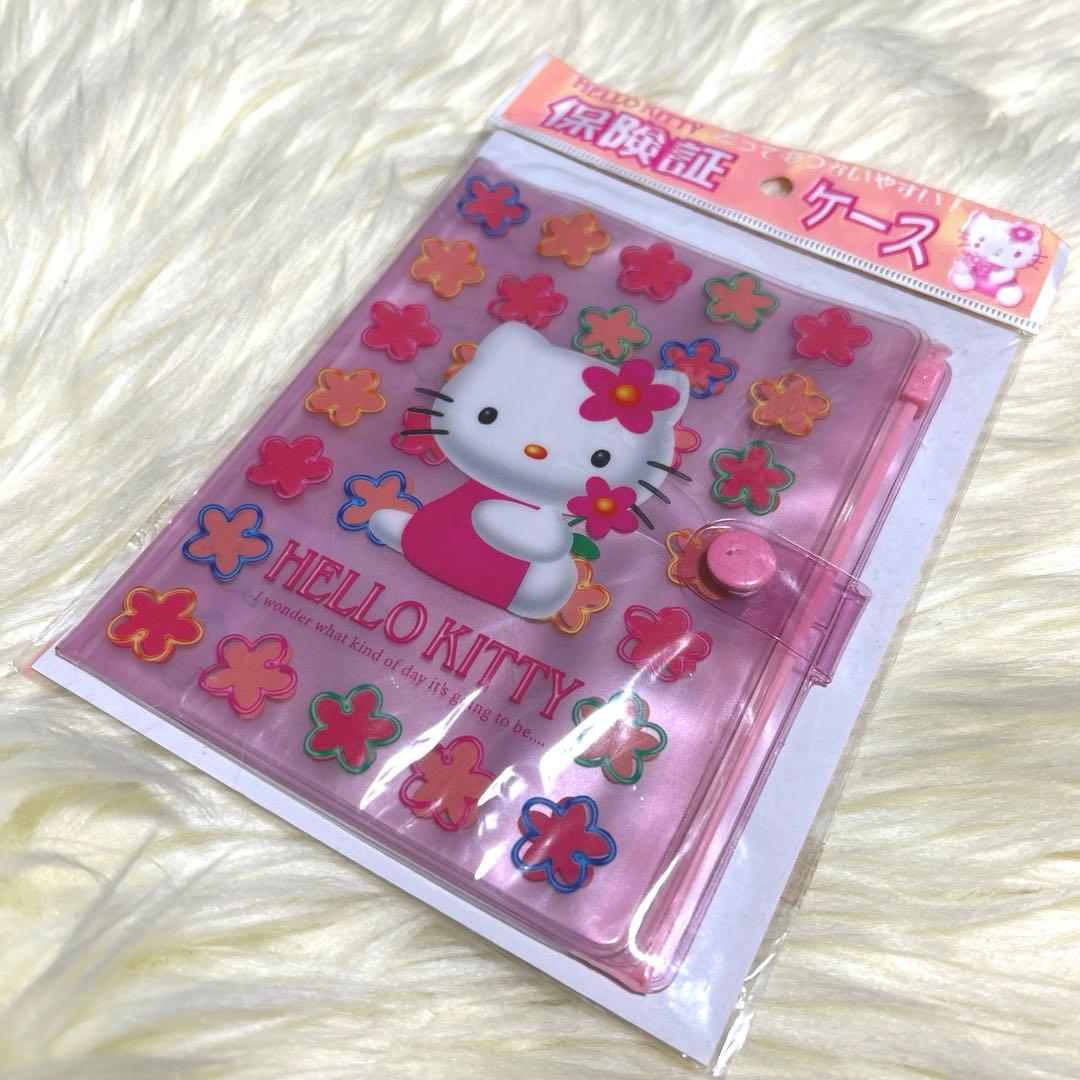 激レア　新品　平成レトロ　Hello Kitty　保険証ケース