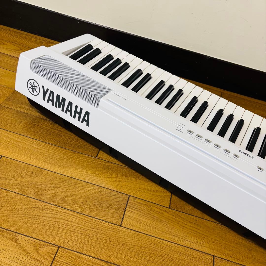【美品】Yamaha 電子ピアノ P-121 ホワイト 送料込み