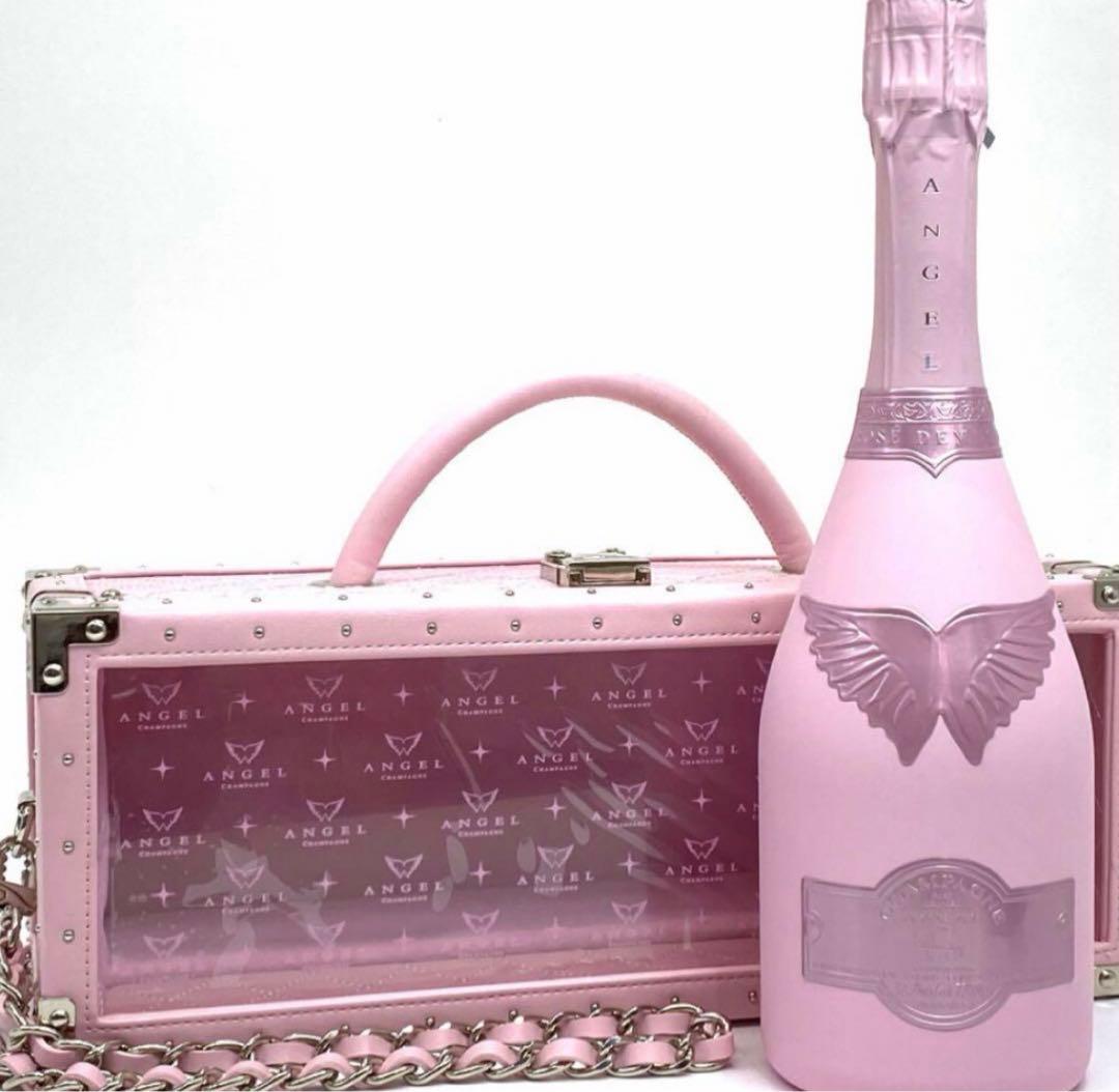 エンジェル シャンパン ドゥミセック ロゼ ピンク シャンパン 箱付き
