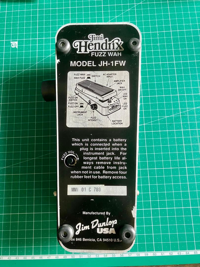 Jimi Hendrix Fuzz Wah エフェクターJH-1 FW レア貴重