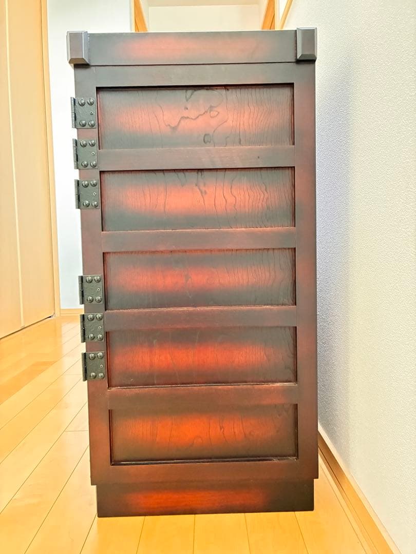 カラクリ箪笥 和箪笥 鎌倉彫