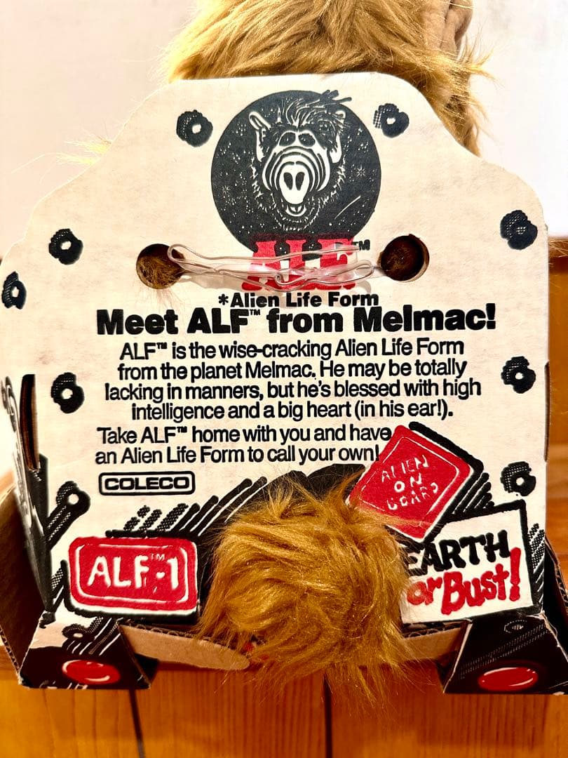 [超希少] ALF アルフ 1986年製 タグ&箱付き ぬいぐるみ ヴィンテージ
