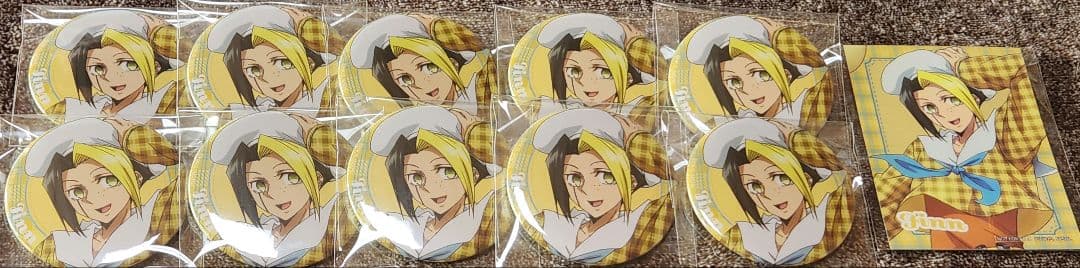 マッシュルキャラクターグッズフィン缶バッジ、フォトカ