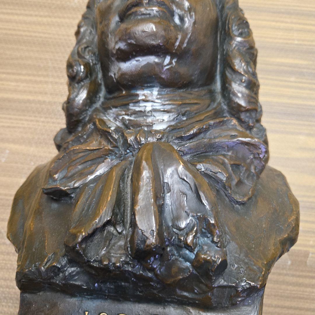 J.S.バッハ ブロンズバスト像　バッハ像（プロンズ風樹脂製）