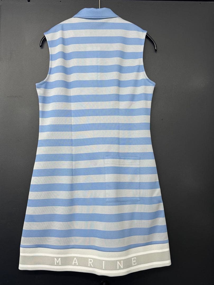 MARINE ノースリーブポロワンピース　Mサイズ