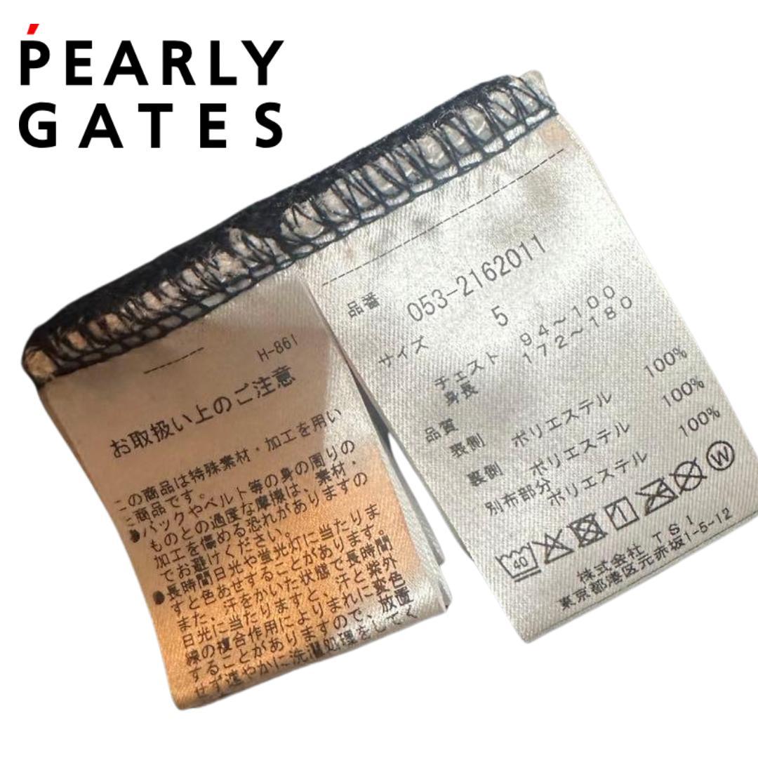 【再出品値引中】PEARLY GATES ゴルフ用フリースジャケット ブラック