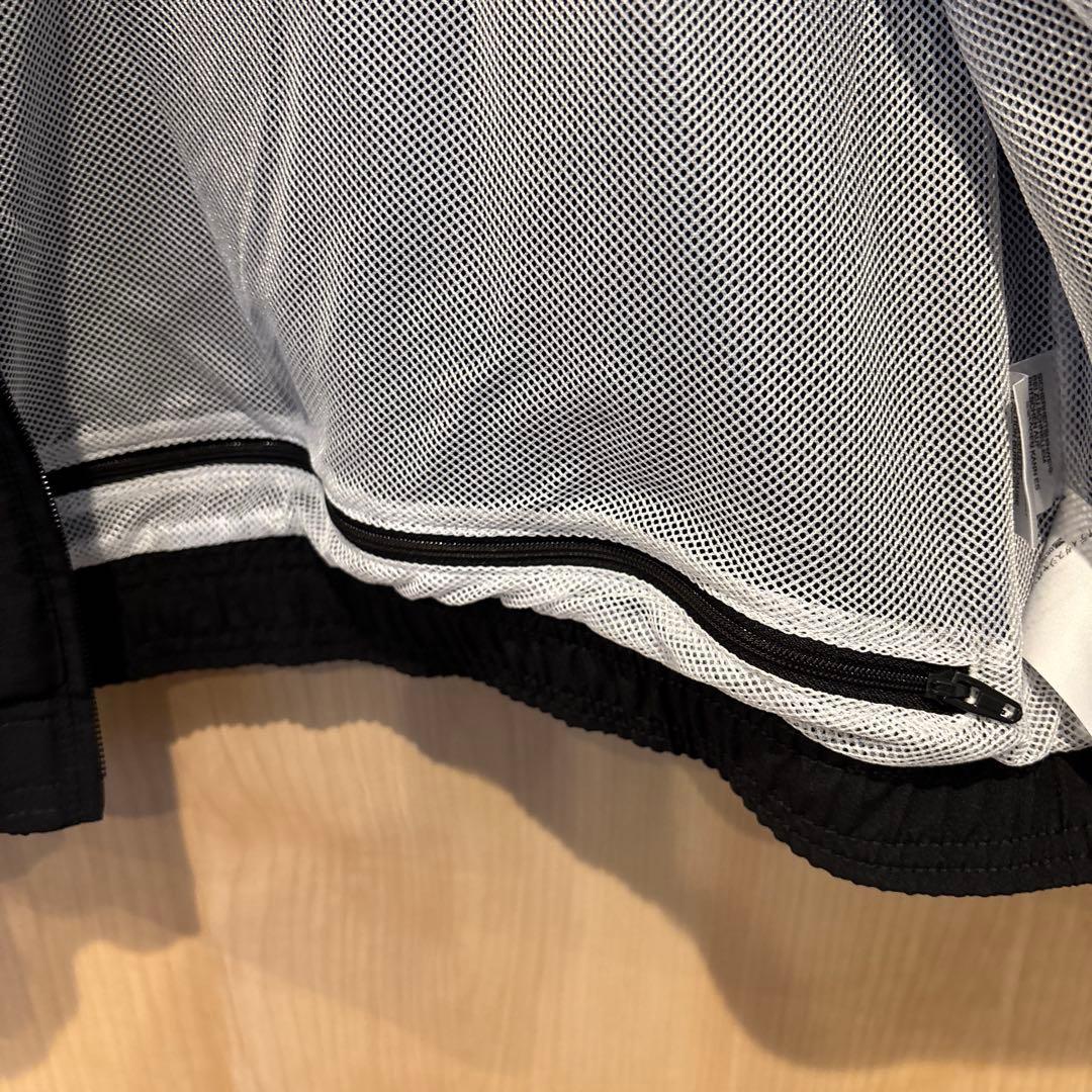 極美品 adidas ウィンドブレーカー上下セットアップ ブラック/ブルー M