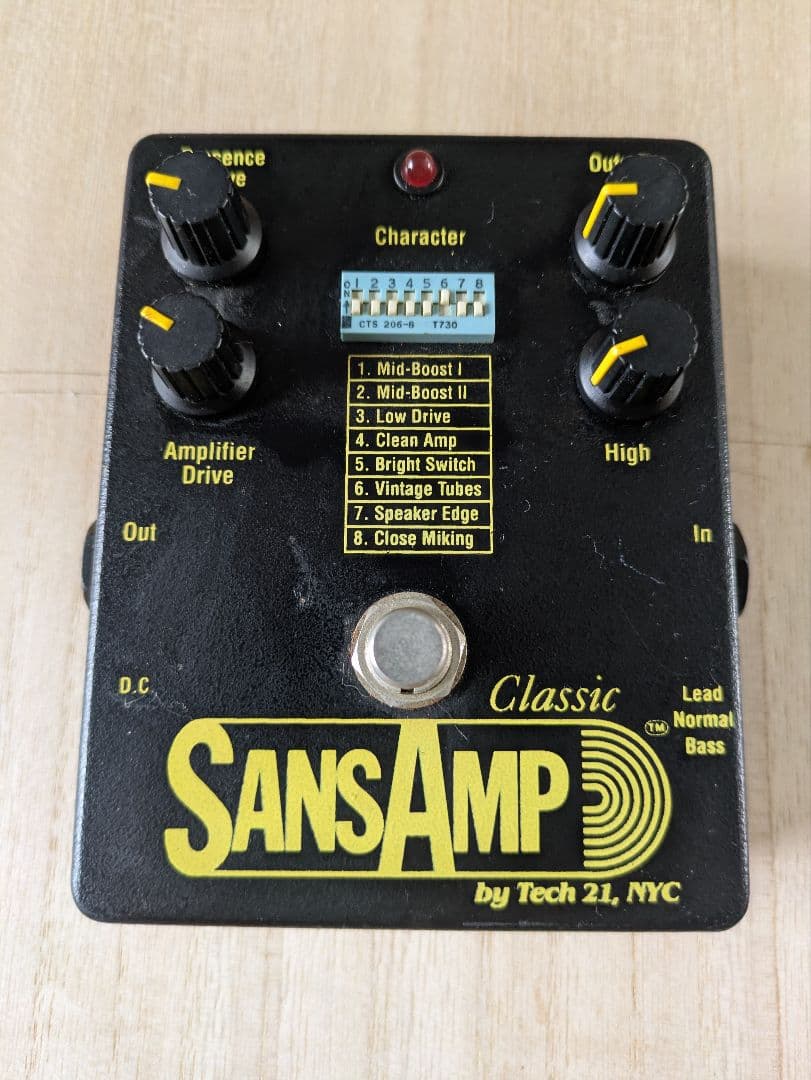 ぽ*ん様 Tech 21 SansAmp Classic ギターエフェクター
