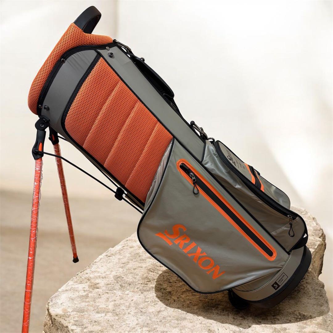 美品‼️スリクソン　スタンド式キャディバッグ　9.5型　超軽量で耐久性・撥水性
