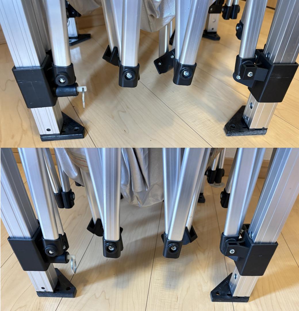 FIELDOOR ワンタッチタープテント 3.0Mx3.0M サイドシート 2枚