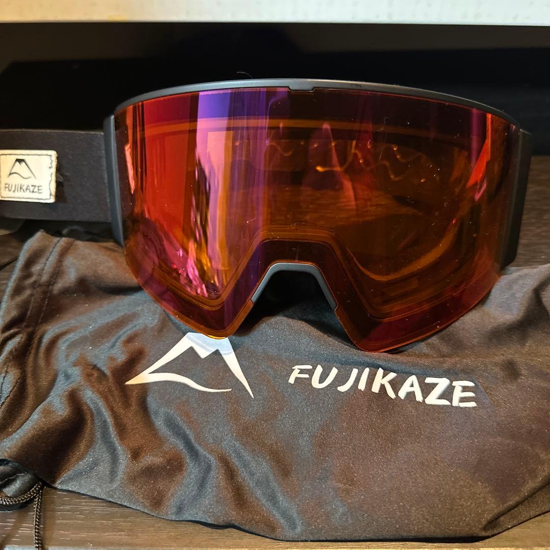 FUJIKAZE スノーゴーグル ＋スペアレンズ付属