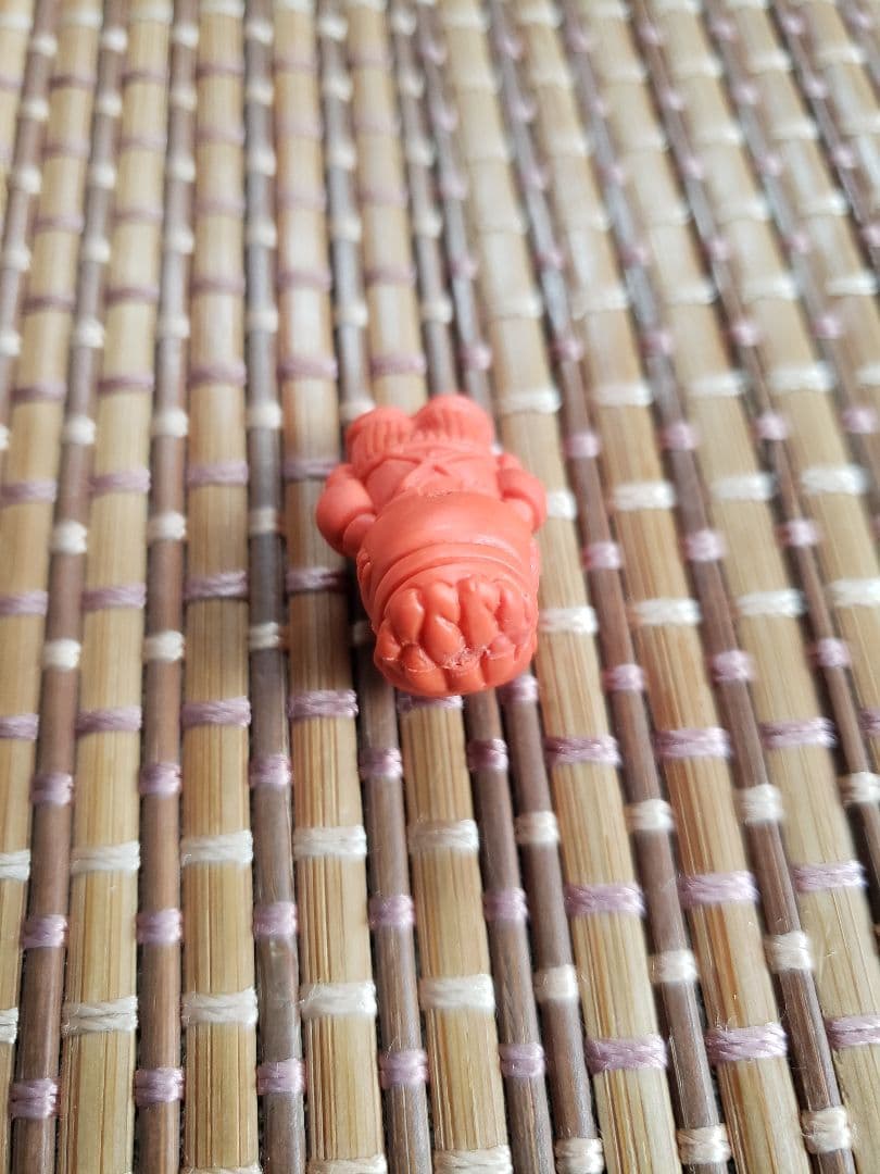 Drスランプ　アラレちゃん消しゴム　ペンギン村銀行員　橙　キャラクター