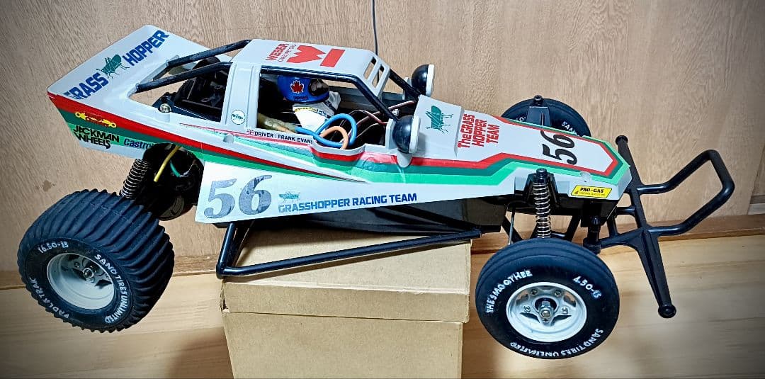 タミヤ グラスホッパー 1/10 RCカー 当時物(小鹿) プロポ付き