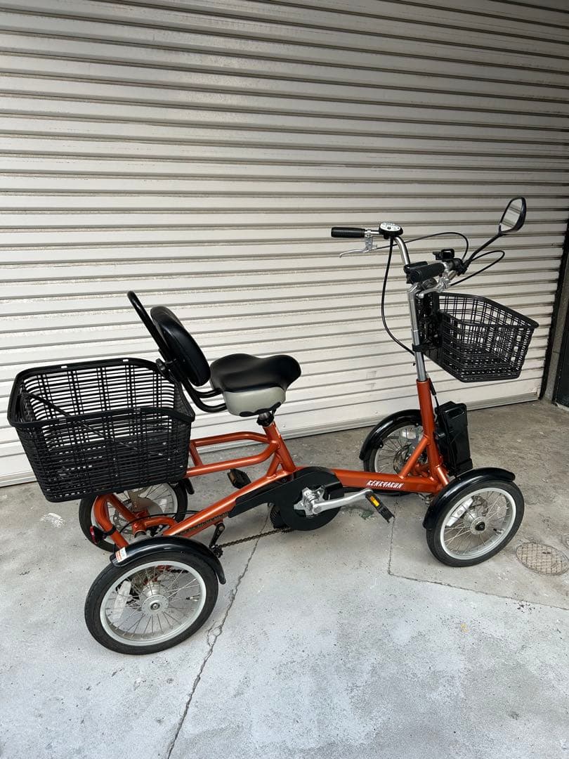 美品　けんきゃくん　電動　四輪　4輪　自転車　三輪車　シニア　アシスト　協栄