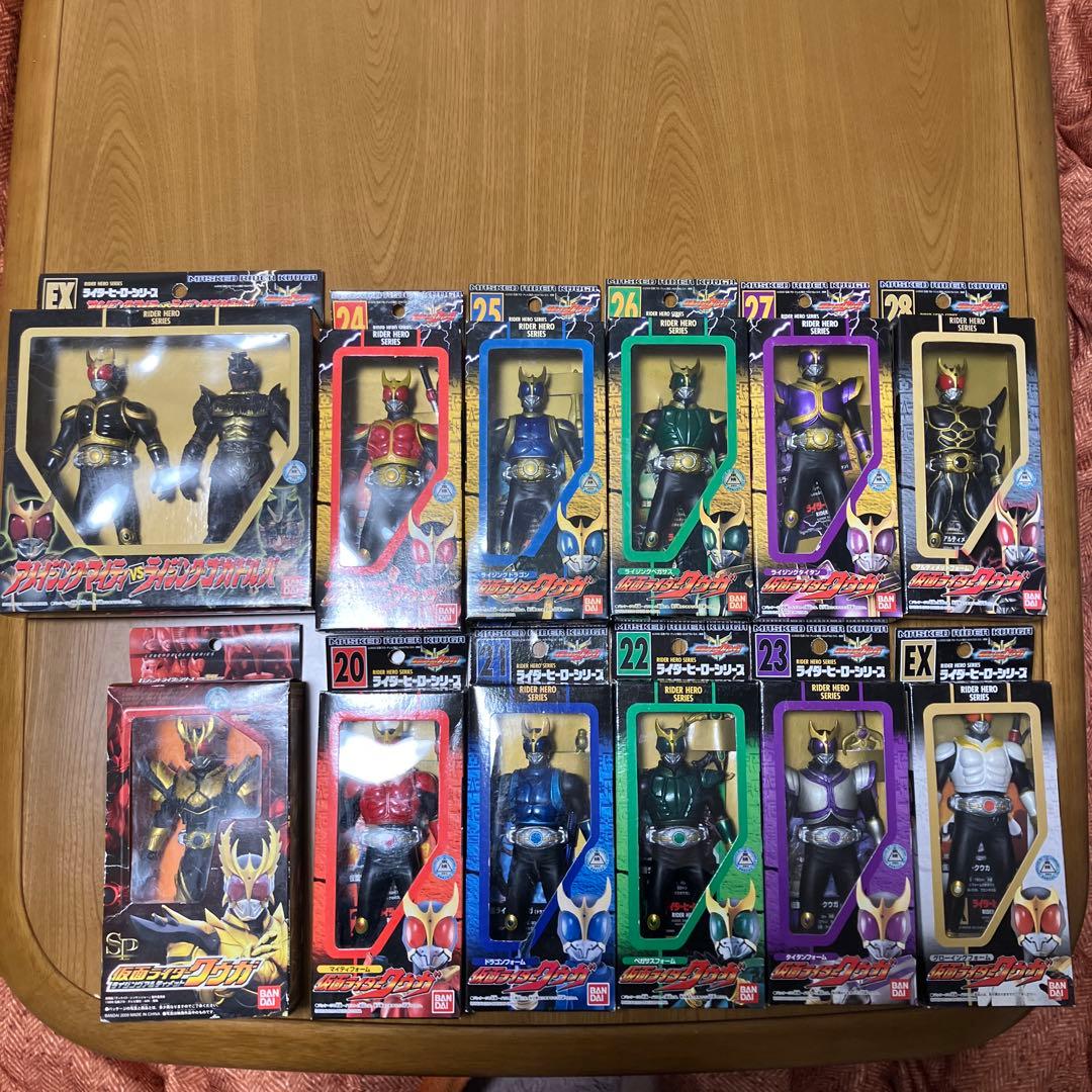 ライダーヒーローシリーズ　クウガ　フルセット