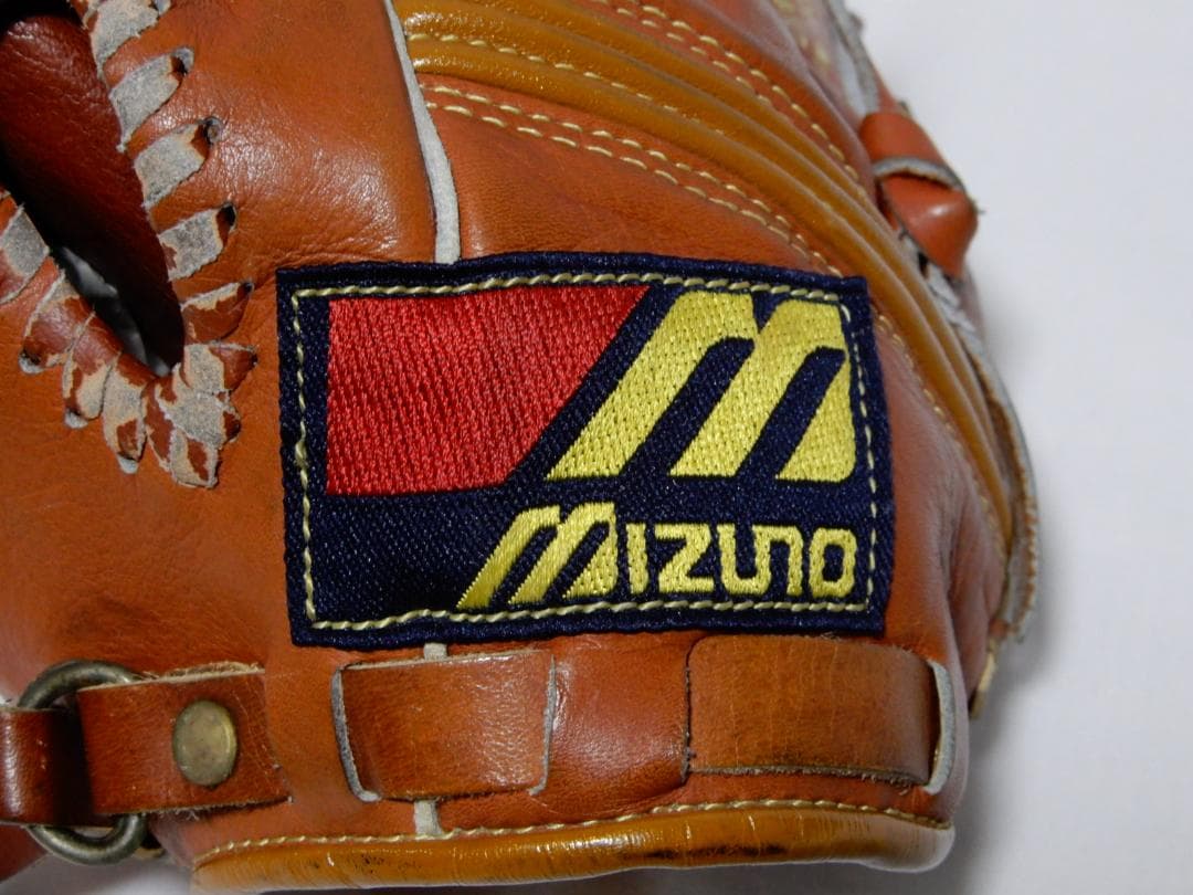 70～80's　ミズノ　ワールドウイン　青カップ　軟式野球グローブ　デッド!