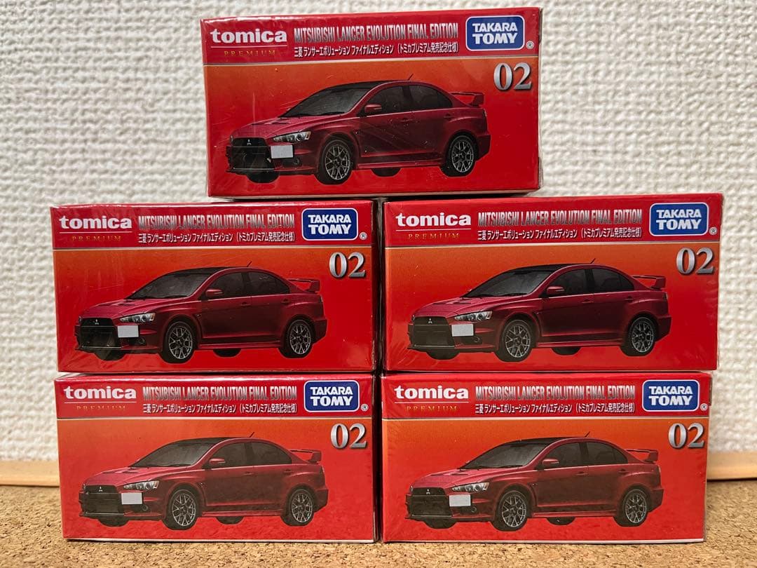 ☆02 三菱 ランサーエボリューション ファイナルエディション 発売記念仕様☆
