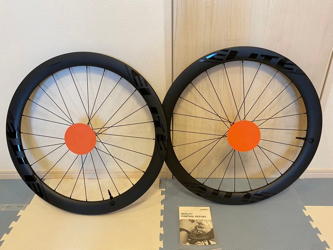 ELITEWHEELS EDGE カーボンホイール1347g50mm XDR専用