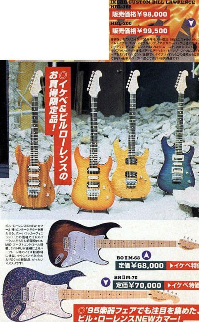 Bill Lawrence&KRAMER コンポーネントギター