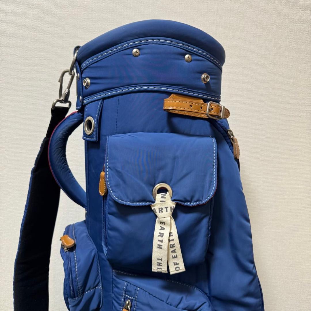 ONOFF オノフ キャディバッグ ゴルフバッグ ナイロン ブルー
