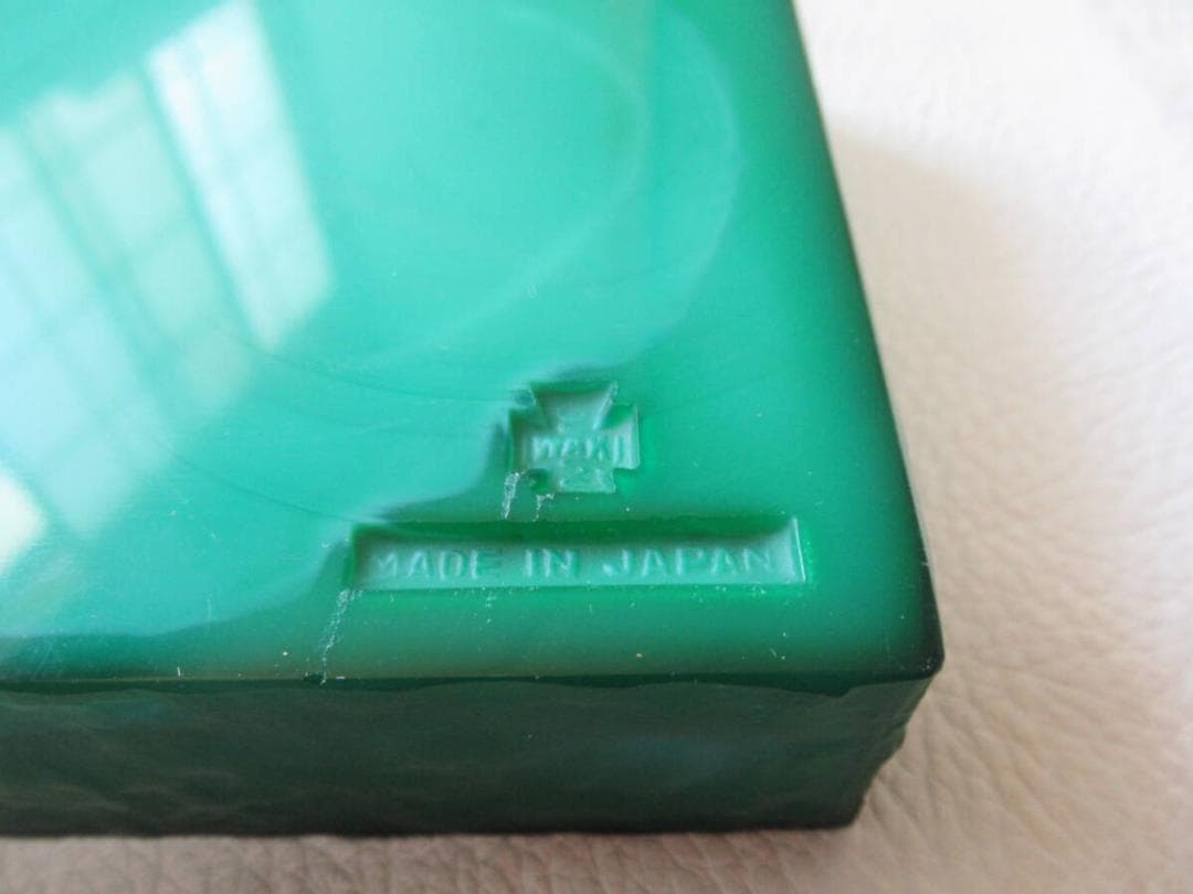 極希少1940年◆小柴外一 幻の技法 岩城硝子 練硝子 日本郵船就航記念小物入れ