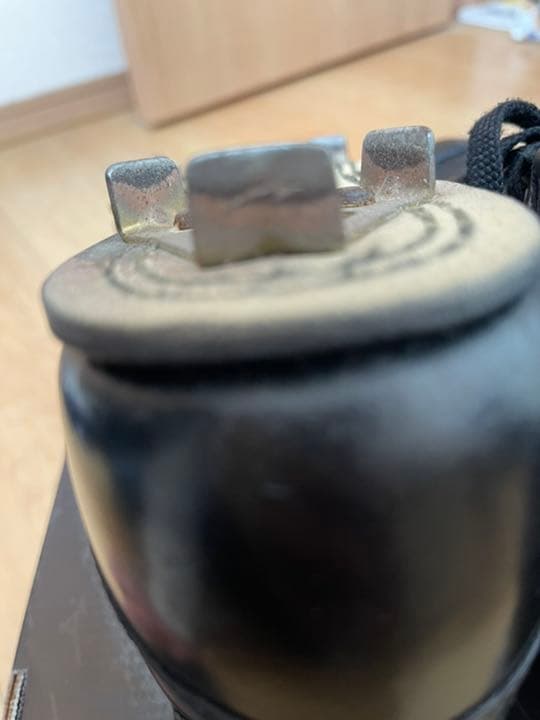 ミズノプロ スパイク 縫いP コバ金付 27.5cm 中古美品