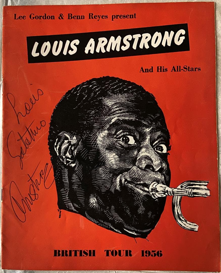 Louis Armstrong （ルイ・アームストロング） 直筆サイン