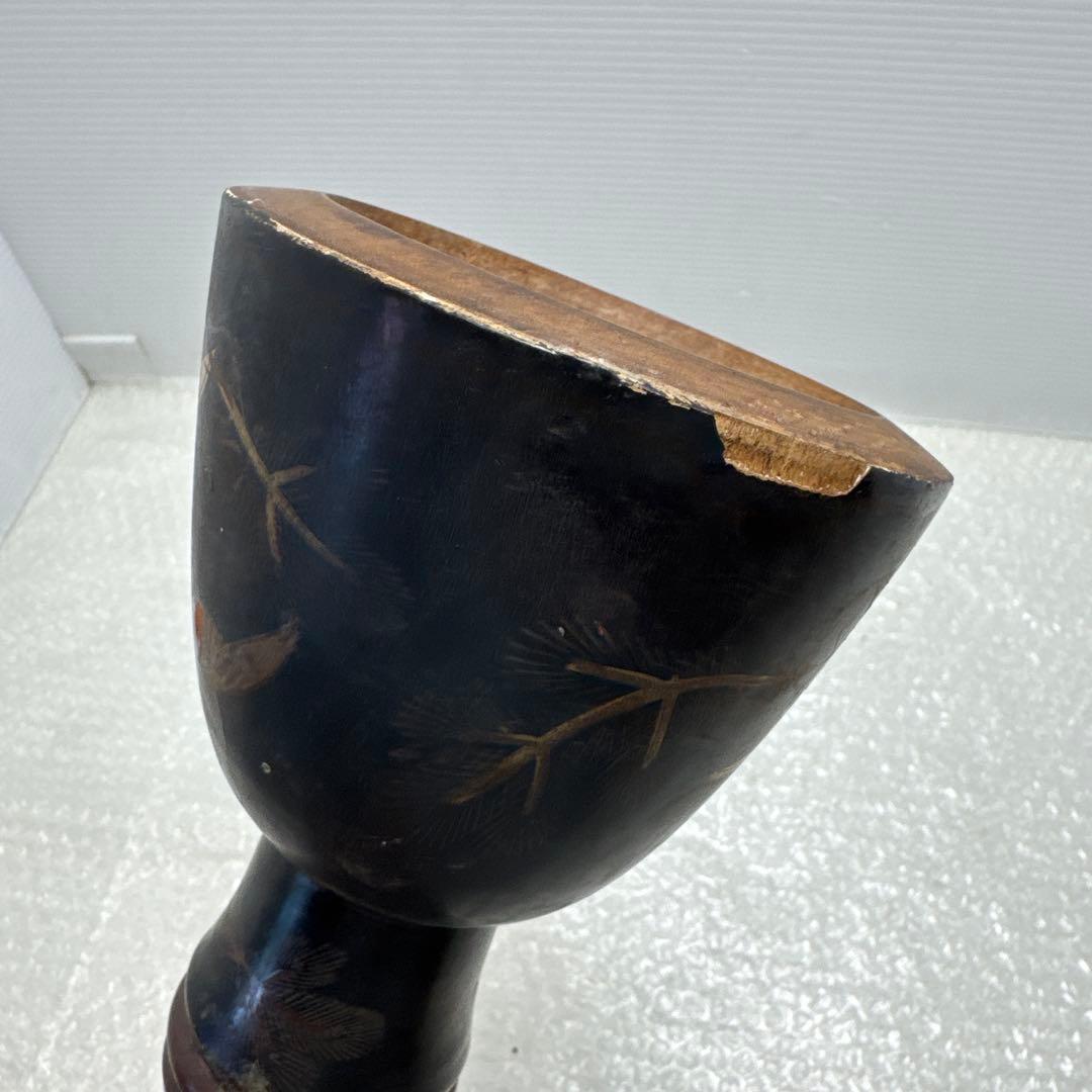 か*ろ様 小鼓　胴　鼓胴 鶴