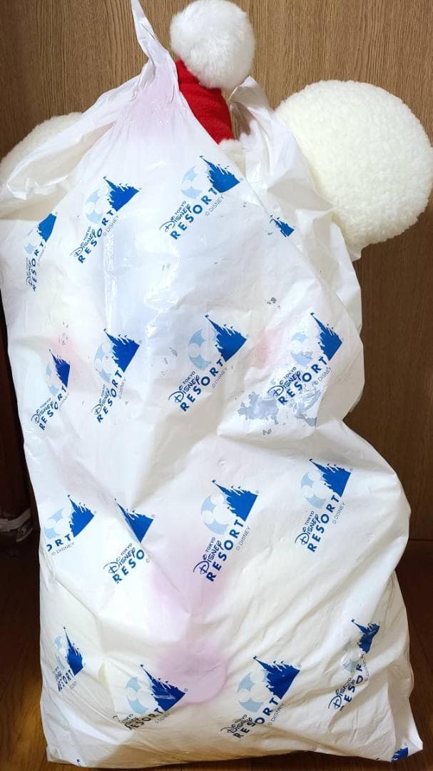 東京ディズニー★BIG!　ミッキースノー　雪だるまぬいぐるみ