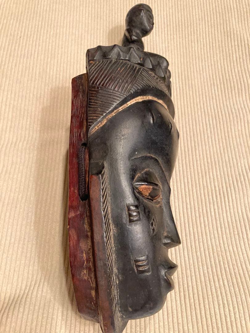 アフリカンマスク　彫刻の名手バウレ族！