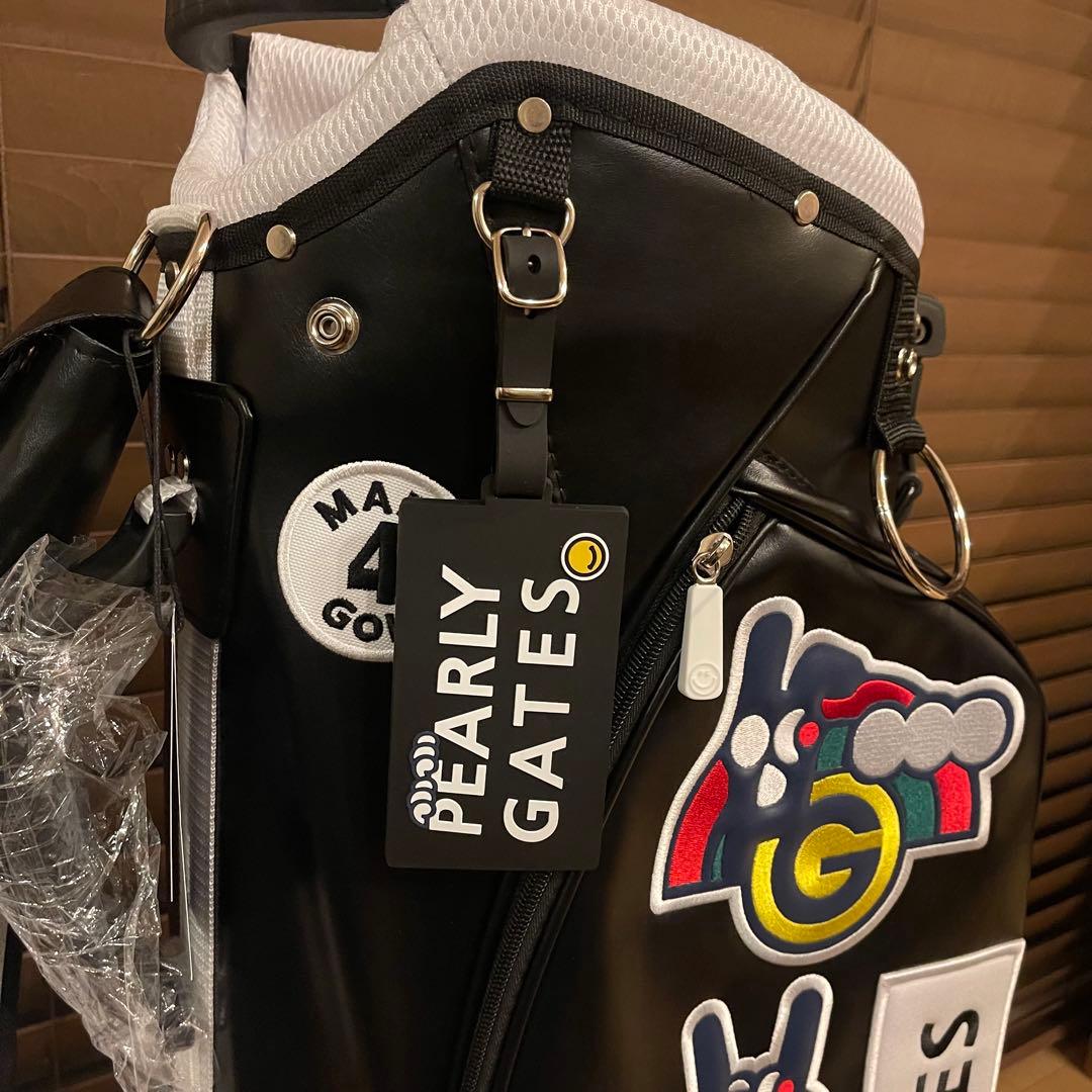 【即発送】PEARLY GATESパーリーゲイツ キャディバッグ ゴルフバッグ黒