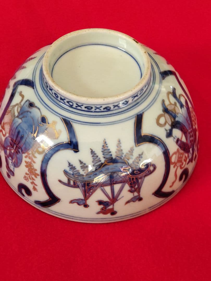 古伊万里四艘船文鉢。