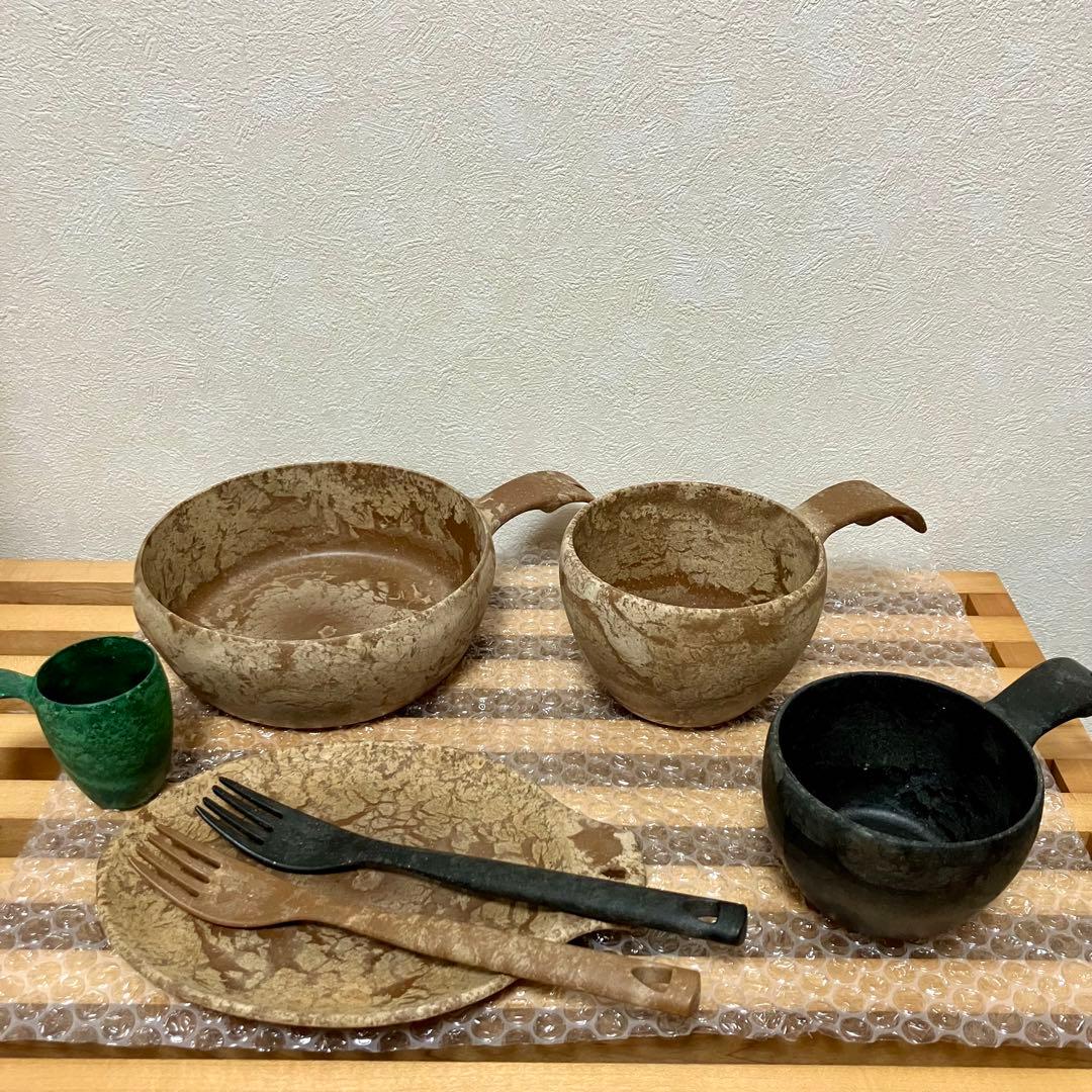 KUPILKAクピルカ アウトドア食器セット カトラリー キャンプ ククサカップ